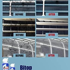 BITOP-Air Conditioner Disinfectant Foam Spray 500ml, Ac Cleaning Spray, Cleaning& Disinfecting, Sterilizing Deodorant, Household Air Conditioner Cleaning