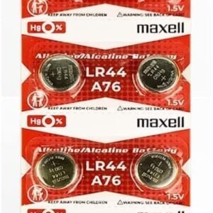 Maxell 10 x AG13 LR44 A76 1.5V Alkaline Batteries