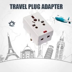 Melfi Melfiâ„¢ 3-Way 3-Pin Plug Adapter - Universal Socket with Light and 15A Fuse