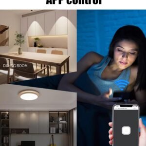 Melfi Smart Home WiFi Switch, With/Without Neutral, Multi-Control, Indicator Light, Relay Status & Backlight, Convenient Home Automation Control Compatible with Alexa, Google Home