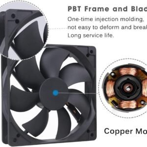 Melfi Heavy Duty Industrial AC Fan Cooling Fan 220VAC (120x120x25mm)