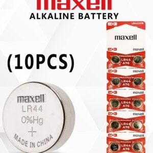 Maxell 10 x AG13 LR44 A76 1.5V Alkaline Batteries