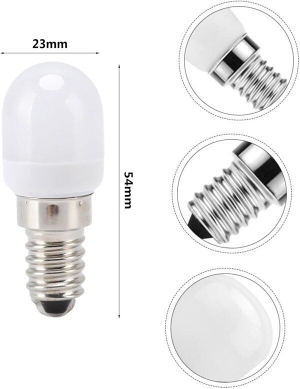 Melfi™ Led Fridge Light Bulb E14 3w Refrigerator Corn Bulb Led Lamp White Replace Halogen Chandelier Lights Led Spotlight Energy Saving For Home Lighting