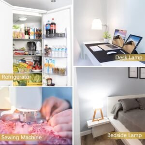 Melfi™ Led Fridge Light Bulb E14 3w Refrigerator Corn Bulb Led Lamp White Replace Halogen Chandelier Lights Led Spotlight Energy Saving For Home Lighting