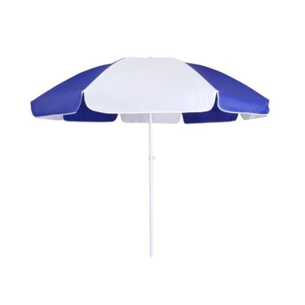 Royal Apex Portable Sunshade,Parasol,Sun Shade Umbrella,Inclined,Heat Insulation,Anti-Ultraviolet Function,Commonly Used in Garden,Beach,Patio,Fishing Essential – Blue & White