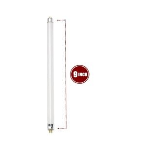 Melfi F6T5-6 Watt Light Tube Rod, T5 Fluorescent 6000K Daylight - 9" Super Long Life Light Bulbs