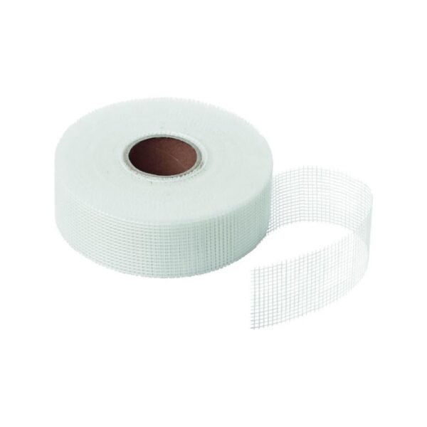 Boral 50mm x 90m Plasterboard Mesh Joint Scrim - Self-Adhesive Fiberglass Tape for Drywall and Gypsum Board Repair