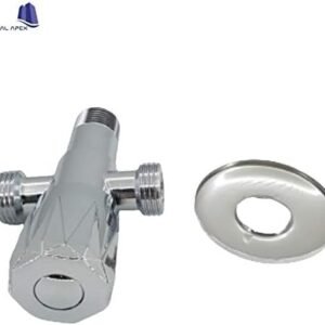 Royal Apex Chrome Plated Angle Valve 1/2" x 1/2" Toilet Kitchen Wash Basin Bathroom Fittings 2 way.