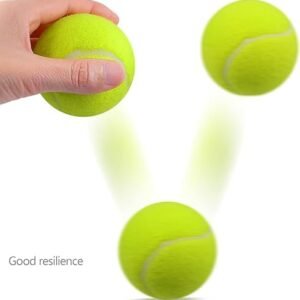 Biella™ 3Pcs Tennis Balls - Training Ball for Dogs - Super Bounce for Begginer Cricket Training Practice