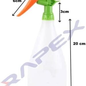 Rapex 1000 ml Tigger Spray bottle for Multipurpose Cleaning Solutions, Plants, Bleach Spray, BBQ - With Adjustable Nozzle from Fine Mist to Stream