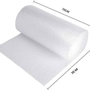 Biella™ Bubble Wrap Roll, 70 cm x 10 m Air Bubble Cushioning Wrap for Packaging, Shipping, Mailing, Packing and Moving Supplies