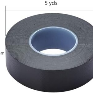 Biella™ Waterproof Self-Fusing Silicone Rubber Tape Electrical Tape for Coax Connectors/Coaxial Cable/Antenna/Emergency Repair.(19mm X.08mm,5yds)