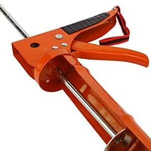 Black+Decker 330Mm Steel Half-Open Caulking Gun, Orange/Black - Bdht81570