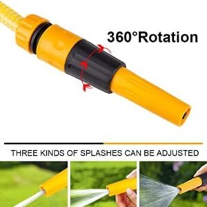 Biella™ Adjustable Single Function Garden Hose Spray Set with Plastic Hose Quick Connectors