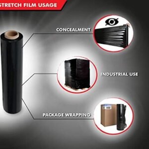 Royal Apex Fresh-Keeping DIY Wrapping Stretch Film For Packing (BLACK)