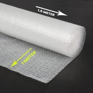 Biella™ Bubble Wrap Sheet 150cmX1m Thicker,Durable & Effortless Packing Bubble Wrap Roll for Smooth House Moves,Office Relocations & Industrial Use Packing Supplies (with 2pack 50yard Packing Tape).