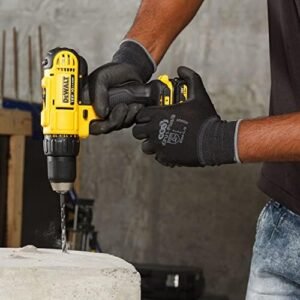 Dewalt Compact Drill Driver with 1.5Ah Battery, Yellow/Black, Dcd771S2