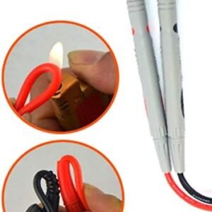 Royal Apex Universal Digital Multi-meter Clamp Meter Test Lead Probe, 10A CAT.III 1000V CE, Fire Resistant Silicone wire Test Leads Pin Needle Tip Multi Meter Tester Probe