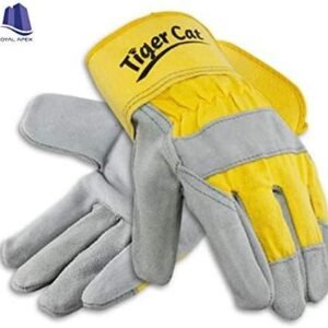 Royal Apex Leather Fitter Gloves, Driver Glove, Winter Outdoor Working Gloves,Suede Leather Palm,Canvas Back