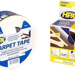 Hpx Ct5025 Double Side Carpet Tape (50mm X 25M )- Black