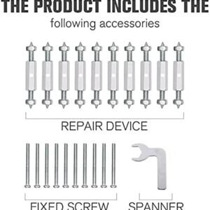 Royal Apex 21 Pcs/sets Type 86/118 Switch Socket Dark Box Repair Cassette Screws Support Rod Wall Mount Switches Box Repair Tool Kits