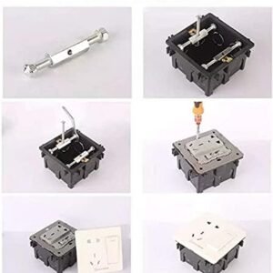 Royal Apex 21 Pcs/sets Type 86/118 Switch Socket Dark Box Repair Cassette Screws Support Rod Wall Mount Switches Box Repair Tool Kits