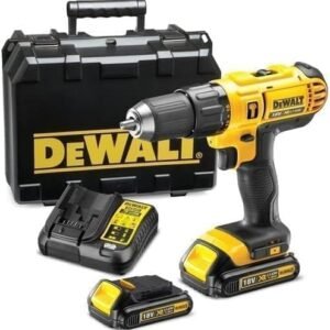 Dewalt 18V Li-Ion Cordless Compact Hammer Drill Driver, Yellow/Black, 13Mm - Dcd776S2-B5,