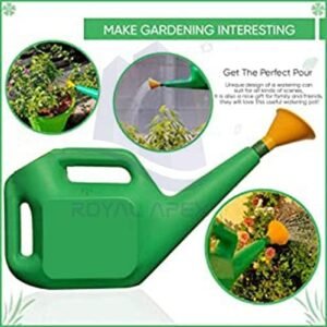 Biella garden watering can - hand held sprayer with detachable nozzle for indoor outdoor plants/gardening etc - 5l