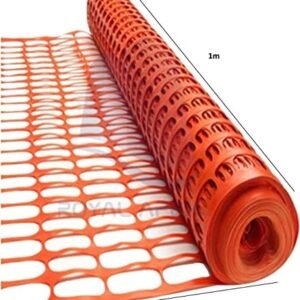 Biella™ Multipurpose Safety Fence Net-Construction Safety Barrier Netting, Garden Fencing, Fences Wrap for Snow, Patio etc (1m x 15m)