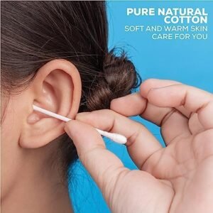 Biella™ 3Pack Cotton Swabs Double-ended Multipurpose Ear Cotton Buds for Ear, Beauty Care, Cleaning