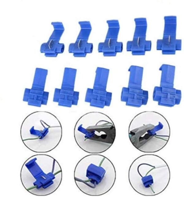 Royal Apex 25 Pcs Wire Terminals Quick Splice Connector 0.75-2.5mm2