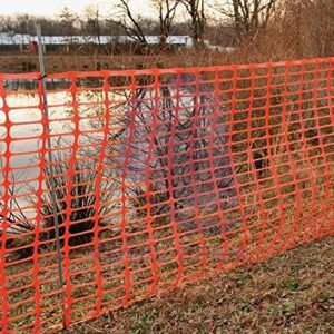 Biella™ Multipurpose Safety Fence Net-Construction Safety Barrier Netting, Garden Fencing, Fences Wrap for Snow, Patio etc (1m x 15m)