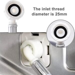 Biella™ Universal Washing Machine Dishwasher Straight End Inlet Pipe And Teflon Tape. (200CM)