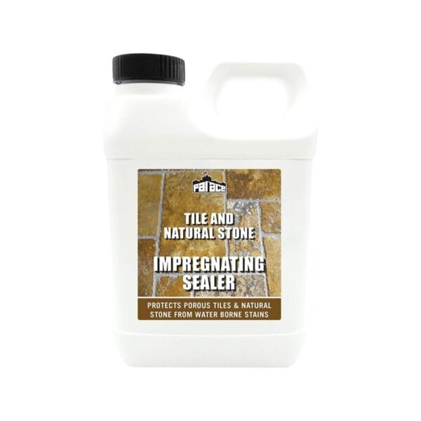 Palace Langlow Tile & Stone Impregnating Water Repellent Sealer For Protects And Seals Highly Porous Un-Glazed Tiles, Quarry Tiles, Slate & Natural Stone