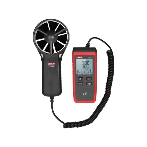 UNI-T Wind Speed Meter, Ut363S Mini Lcd Digital Anemometer Handheld Wind Speed Meter Air Velocity Temperature Tester