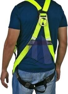 Biella Body Fall Protection Safety Harness – Essential Climbing Prevention with Hook for Construction, Window Cleaning, Measurement, and More