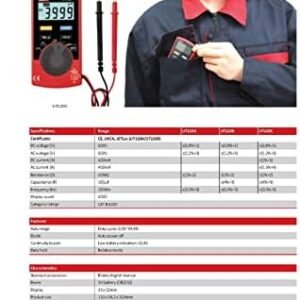 Digital Multimeter Pocket Size UT 120C Uni-T