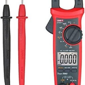 UNI-T UT201+ Digital Clamp Multimeter True RMS Clamp Meter DC/AC Current Voltage Meter NCV AC Current Diode Resistance Clamp