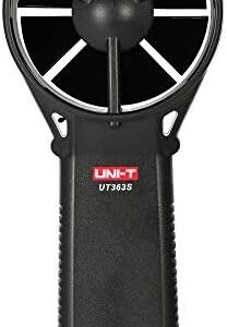 UNI-T Wind Speed Meter, Ut363S Mini Lcd Digital Anemometer Handheld Wind Speed Meter Air Velocity Temperature Tester