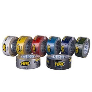 Hpx Very Strong Repair Duct Tape Cs5025, 48Mmx25M, Waterproof Hand Tearable Cloth Tougher With Adhesive Strength For Securing And Repairing Pipes, Tubes, Garden Hoses, Etc