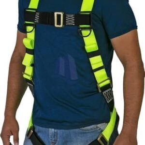 Biella Body Fall Protection Safety Harness – Essential Climbing Prevention with Hook for Construction, Window Cleaning, Measurement, and More