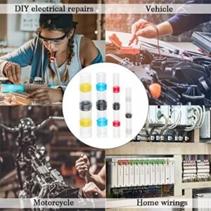 Royal Apex 350 Pcs Solder Seal Wire Connectors Kit - Polyolefin Insulated Waterproof Heat Shrink Butt Terminals Electrical Wire Connectors Solder & Seal Heat Shrink Butt With Soldering Sleeve