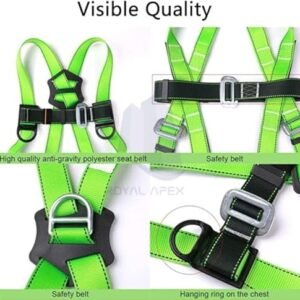 Biella Body Fall Protection Safety Harness – Essential Climbing Prevention with Hook for Construction, Window Cleaning, Measurement, and More