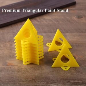 Painters Pyramid Stands 10 pcs - Adjustable Canvas Holder Stand for Painting, Pouring, and Display - Sturdy Door Stands for Painting, Space-Saving, and Easy to Assemble