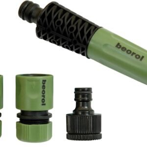 Beorol Garden Adjustable Snap-In Twist Nozzle Connector Set - 13cm