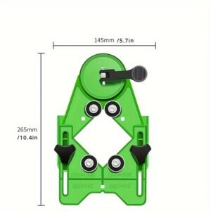 Poaker Precision Ceramic & Glass Hole Locator - Accurate Chamfer Tool with Suction Cup Fixing - Perfect for Drilling, No-Mess Installation on Tiles, Glass, and Marble