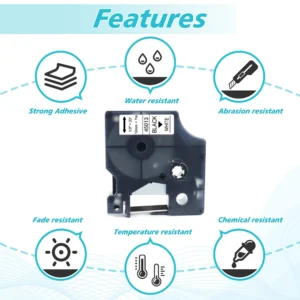 Melfi Compatible Dymo D1 12mm 9mm 6mm 45010 45016 40913 43613 Labels for Dymo Labeller LM160 LM280P Dymo Colo rpop Label Printer