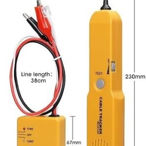 Melfi Wire Tracer Electrical Circuit Tracer Tone Generator and Probe Kit,Circuit Breaker Finder Network Cable Continuity Tester Electric,Automotive Wire Tracker Telephone Line Finder Toner