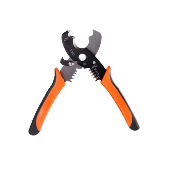 Poaker Professional Wire Cable Stripper Cutter Stripping Pliers Electrician Hand Tool, 7 Inches Multifunction Cable Cutter Electrical Adjustable Hand Mini Wire Stripper Tool For Cable Shears Pliers Plier