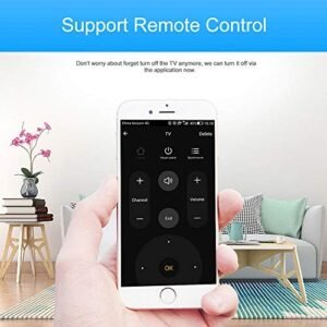 Melfi WiFi IR Remote Controller, RM Mini Smart Home Universal IR Remote Controller, AI Voice Control AC, TV Box Via Alexa,Google Home, Smart Hub Wifi Remote By APP